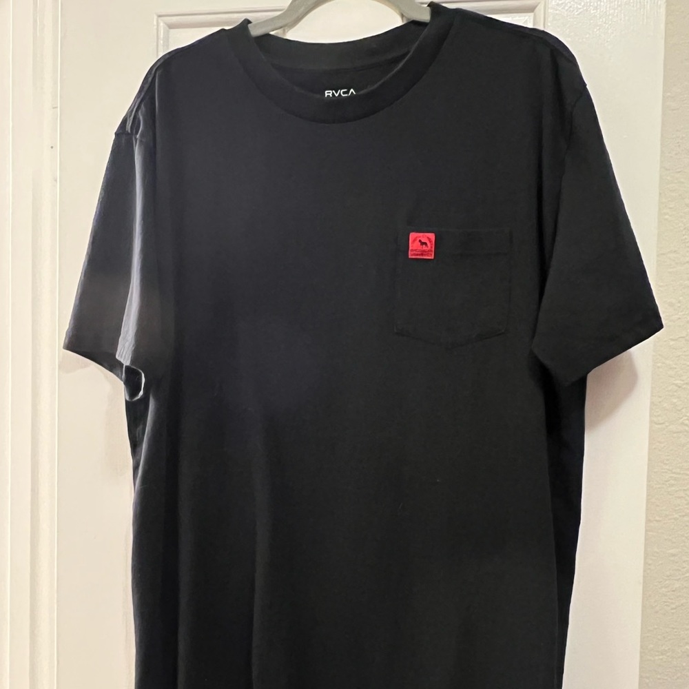 RVCA Size L Day Shift Tee - black